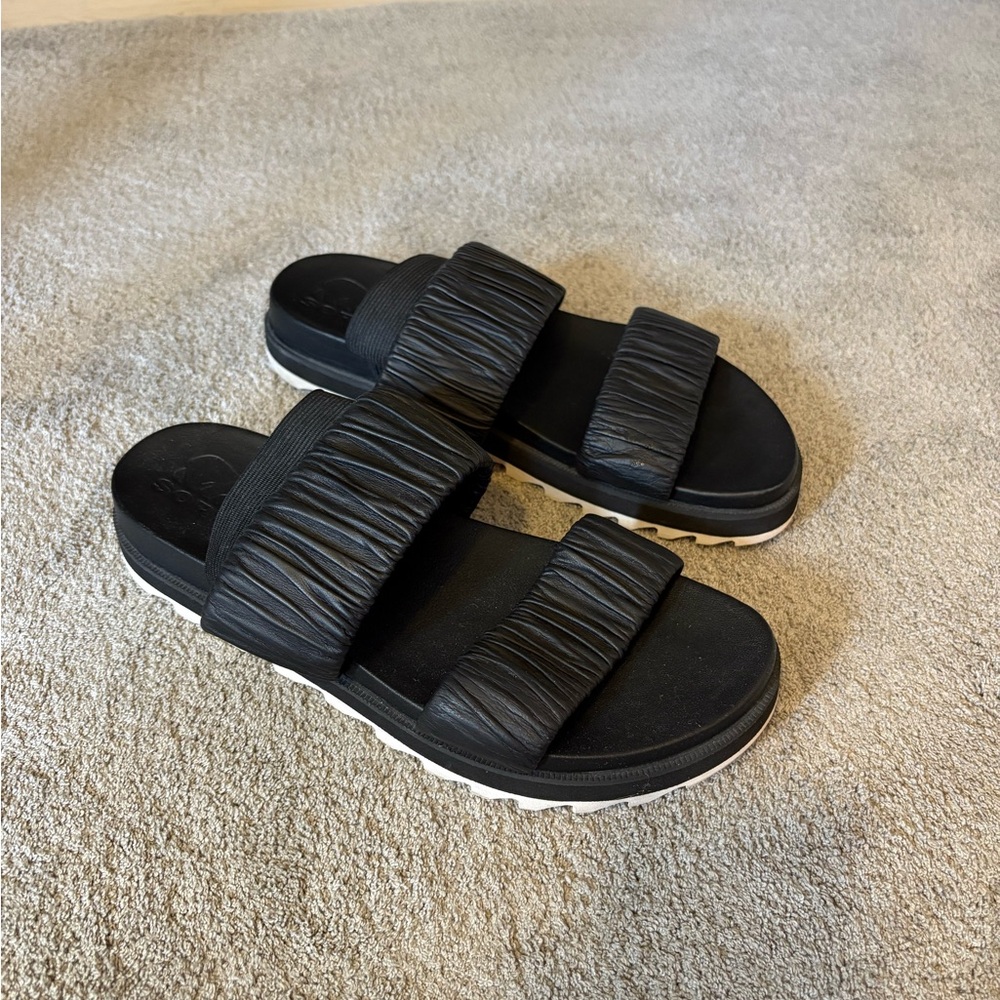 Sorel Black Sandals
